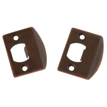 First Watch Pair of 1-1/8" x 2-1/4" Full Lip Steel Strike Plates Vintage Bronze