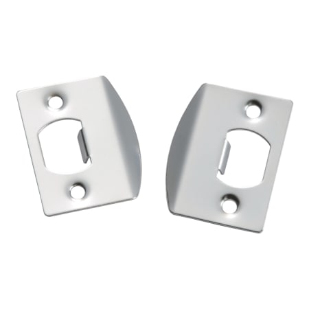 First Watch Pair of 1-1/8" x 2-1/4" Full Lip Steel Strike Plates Chrome