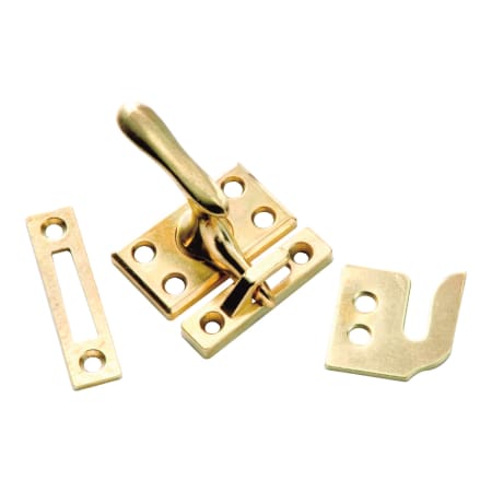 First Watch Casement Window Fastener with 3 Strikes for Various Applications Polished Brass