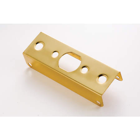 First Watch Solid Brass Door Edge Guard / Reinforcer for 1-3/8" Thick Doors Solid Brass