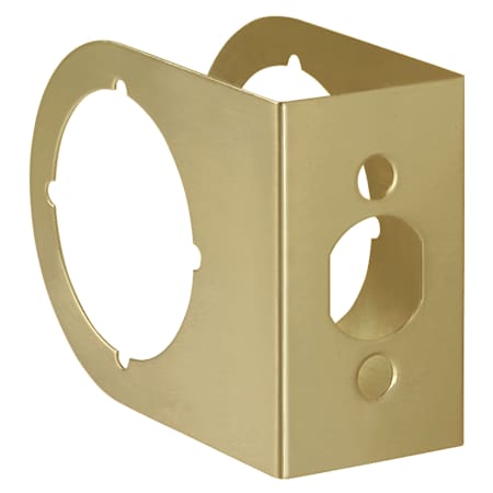 First Watch Door Edge Guard / Reinforcer for 1-3/4" Thick Doors with 2-3/8" Backset Solid Brass