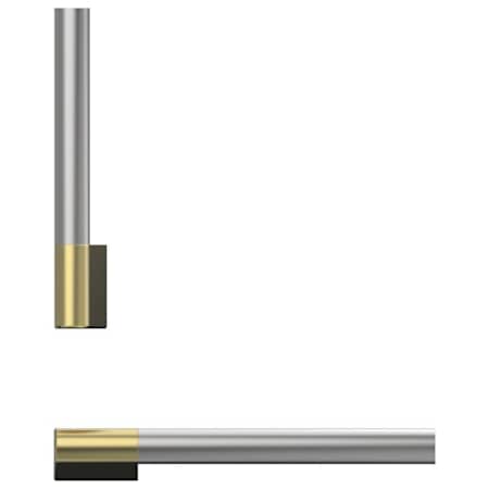 Fisher and Paykel Professional Round Flush Handle Kit for Column Refrigerator or Freezer Stainless Steel / Brass