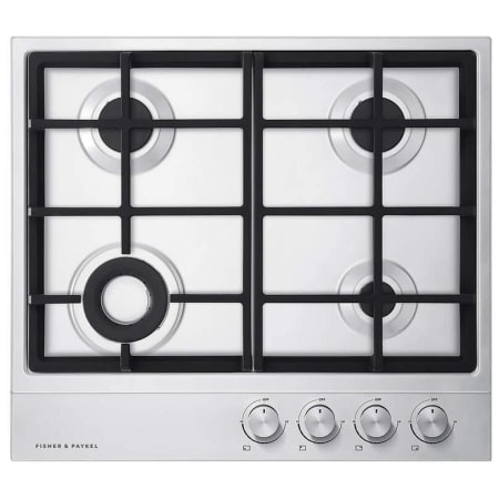 Fisher and Paykel 24 Inch Wide 4 Burner Liquid Propane Gas Cooktop Stainless Steel