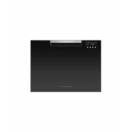 Fisher and Paykel DishDrawer 24 Inch Wide 7 Place Setting Energy Star Rated Built-In Top Control Dishwasher with Recessed Handle Black