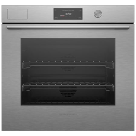Fisher and Paykel 11 Series Contemporary 30 Inch Wide 4.9 Cu. Ft. Electric Single Oven Brushed Silver