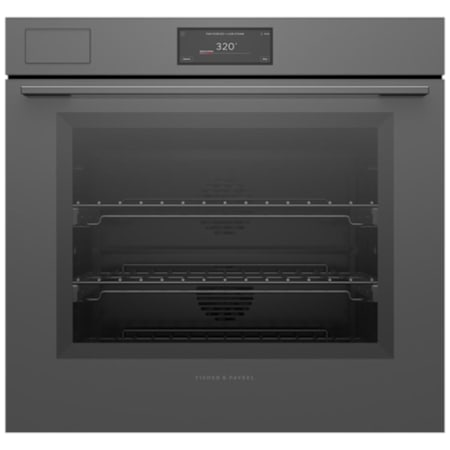 Fisher and Paykel Minimal 30 Inch Wide 4.9 Cu. Ft. Electric Single Oven with Steam Assist Technology Minimal Grey