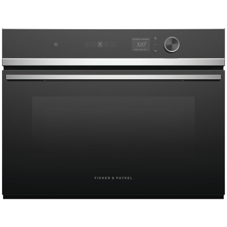 Fisher and Paykel 9 Series Contemporary 24 Inch Wide 1.3 Cu. Ft. Electric Speed Oven with Air Fry and CoolTouch Door Stainless Steel