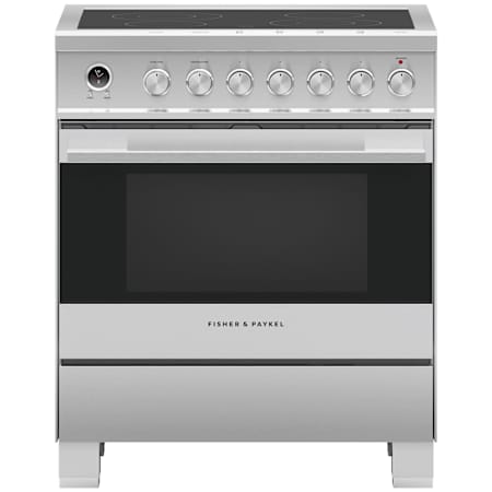 Fisher and Paykel 30 Inch Wide 3.5 Cu. Ft. Free Standing Electric Range Stainless Steel