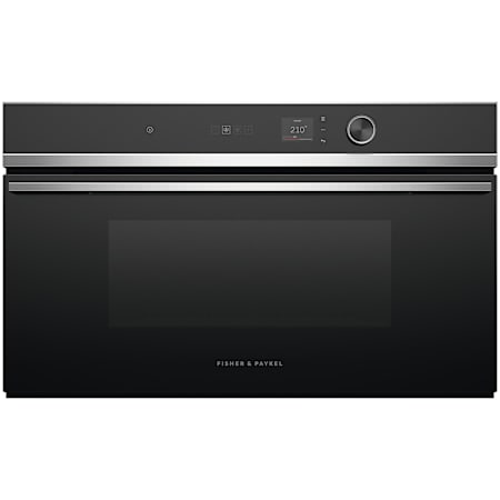 Fisher and Paykel 7 Series Contemporary 30 Inch Wide 1.6 Cu. Ft. Electric Combi Oven with Air Fry and Steam Cooking Stainless Steel