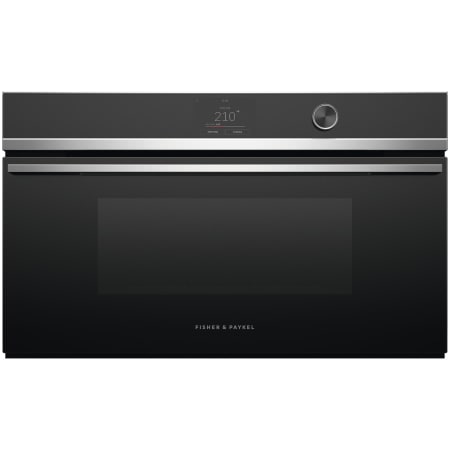 Fisher and Paykel 9 Series Contemporary 30 Inch Wide 1.6 Cu. Ft. Electric Combi Oven with Air Fry and Touch Screen / Dial Controls Stainless Steel