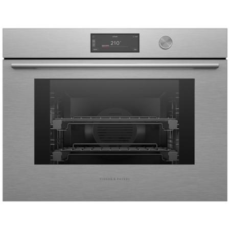 Fisher and Paykel Contemporary 30 Inch Wide 3 Cu. Ft. Electric Single Oven Brushed Silver