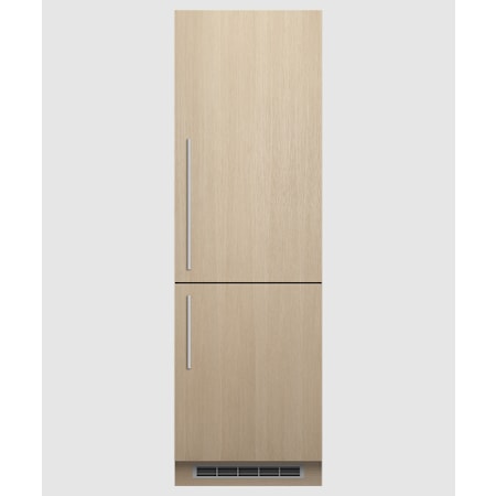 Fisher and Paykel 21 Inch Wide 9.5 Cu. Ft. Energy Star Certified Panel Ready Column Bottom Mount Refrigerator and Freezer with Reversible Right Hinge Door Panel Ready
