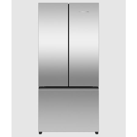 Fisher and Paykel 31 Inch Wide 18 Cu. Ft. Energy Star Certified French Door Refrigerator with Ice Only - Recessed Handle Stainless Steel