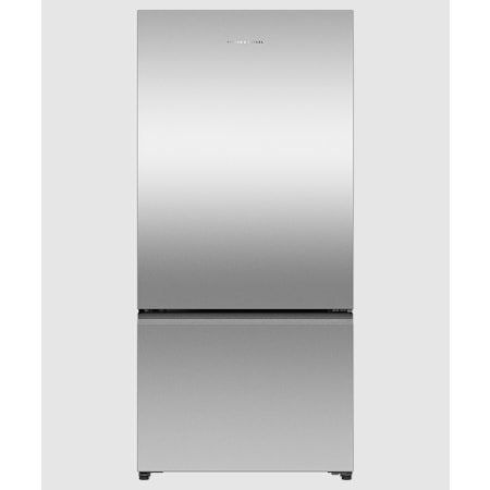 Fisher and Paykel 31 Inch Wide 18.2 Cu. Ft. Energy Star Certified Bottom Freezer Refrigerator with Ice Only - Recessed Handle Stainless Steel