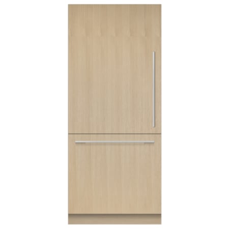 Fisher and Paykel Series 11 36 Inch Wide 19.20 Cu. Ft. Panel Ready Bottom Freezer Refrigerator with Left Hinge Panel Ready