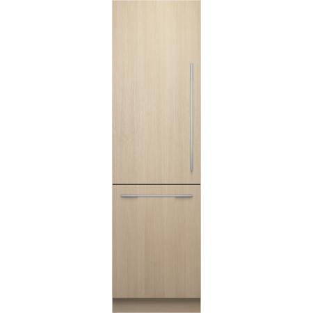 Fisher and Paykel Integrated 24 Inch Wide 12.08 Cu. Ft. Energy Star Certified Panel Ready Bottom Freezer Refrigerator with Variable Temperature Zones Panel Ready