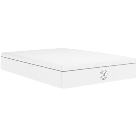 Flash Furniture SleepComplete 12" Thick Foam and Fabric Full Mattress with Breathable Knit White