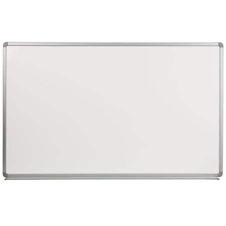 Flash Furniture 60" X 36" Metal Framed Dry Erase Magnetic Marker Board Porcelain