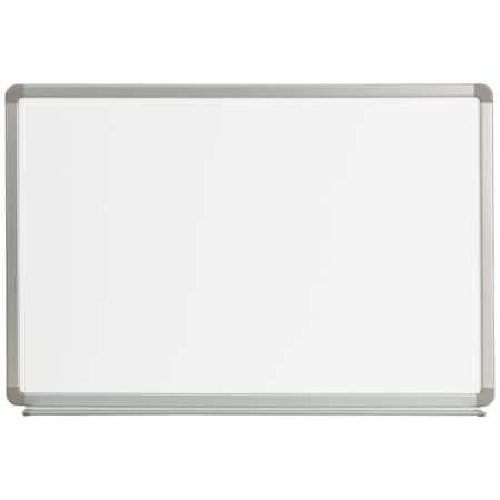 Flash Furniture 36" X 24" Aluminum Framed Dry Erase Magnetic Marker Board White