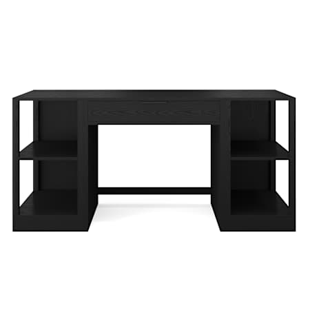 Flash Furniture Kayden 32" Engineered Wood and Steel 1 Drawer Office Desk Black