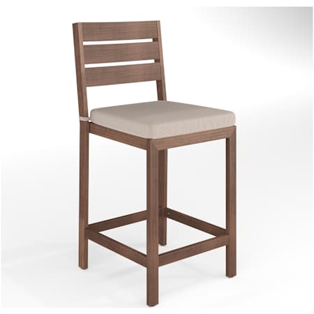 Flash Furniture Bedford 20" Aluminum Bar Stool Brown