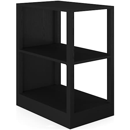 Flash Furniture Kayden 16" Modular MDF Shelving Unit Black