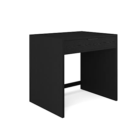 Flash Furniture Kayden 32" Wood Top Engineered Wood and Steel 1 Drawer Office Desk Black / Black