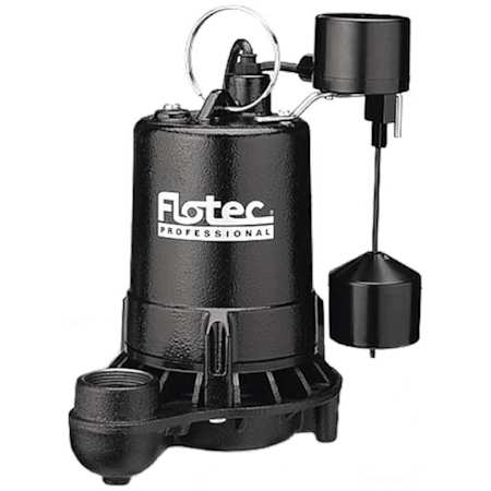 FloTec 3/4 HP Cast Iron High-Output Sump Pump with Vertical Float Switch N/A
