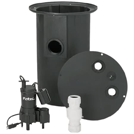 FloTec 4/10 HP Thermoplastic Sewage Pump System (2") N/A