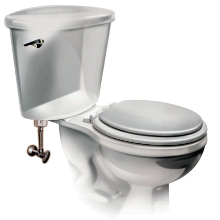 Fluidmaster 12" Toilet Connector with Multiple Connection Sizes N/A