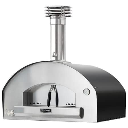 Fontana Forni Firenze Hybrid Gas & Wood Oven Anthracite