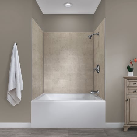 Foremost-GFS483478-Lifestyle View with Tub - Shale