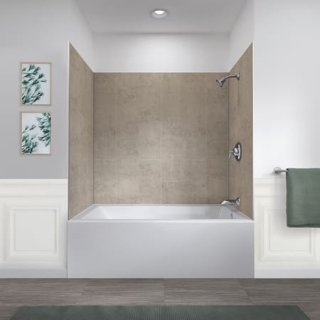 Foremost-GFS603278-Lifestyle View with Tub - Shale
