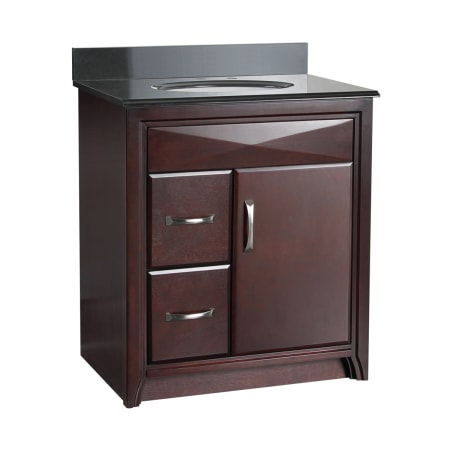 Cavett 30" bath vanity - left side drawers