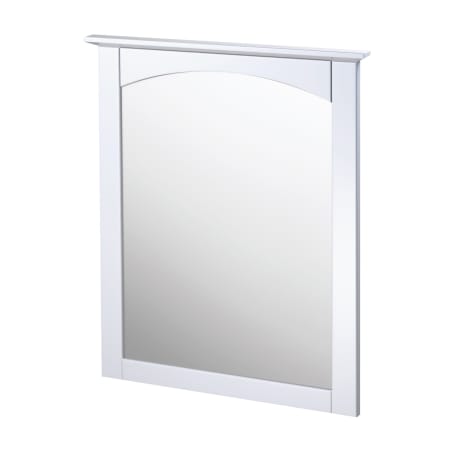 Columbia 25" white bathroom mirror