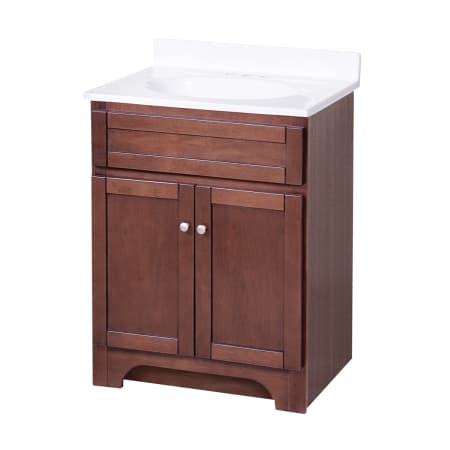 Columbia 24" Cherry Vanity Combo