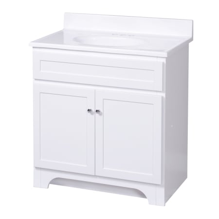 Columbia 30" white bath vanity combo