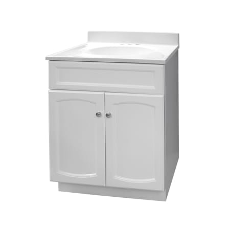 Heartland 24 inch white vanity with top