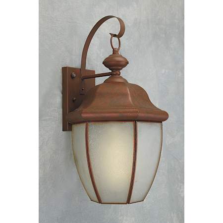 Forte Lighting Energy Efficient Traditional / Classic Outdoor Wall Sconce Copper