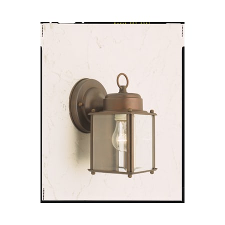 Forte Lighting Craftsman / Mission Outdoor Wall Sconce from the Exterior Lighting Collection Acid Rust