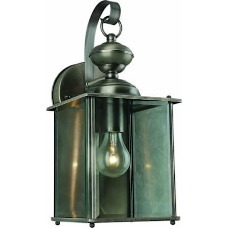 Forte Lighting Outdoor Wall Sconce from the Exterior Lighting Collection Antique Pewter