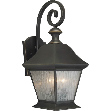 Forte Lighting 3 Light Outdoor Wall Sconce Royal Bronze