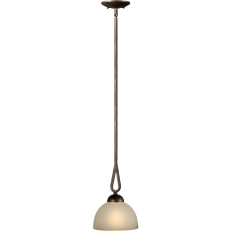 Forte Lighting 7.75 Diameter Mini Pendant Antique Bronze
