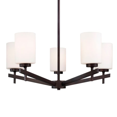 Forte Lighting 5 Light 24" Wide Chandelier Antique Bronze