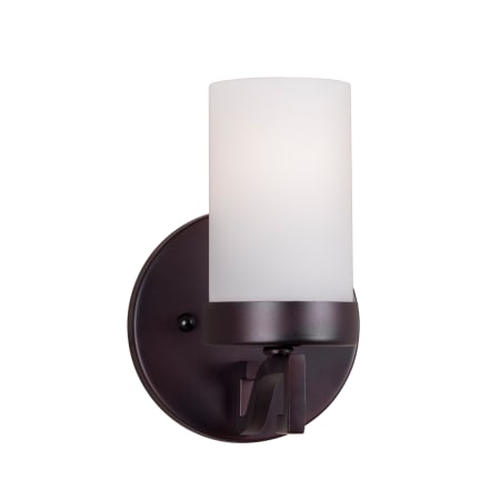 Forte Lighting Single Light 8" High Wall Sconce Antique Bronze