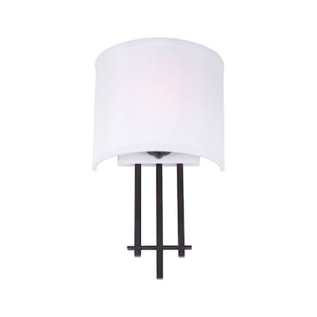 Forte Lighting Single Light 13-3/4" High Wall Sconce - ADA Compliant Antique Bronze