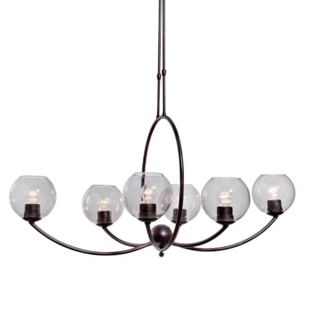 Forte Lighting 6 Light 39" Wide Chandelier Antique Bronze