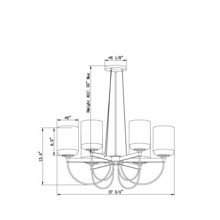 Forte Lighting-2630-06-Gallery Image