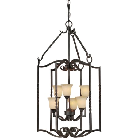 Forte Lighting 6 Light Foyer Pendant Bordeaux