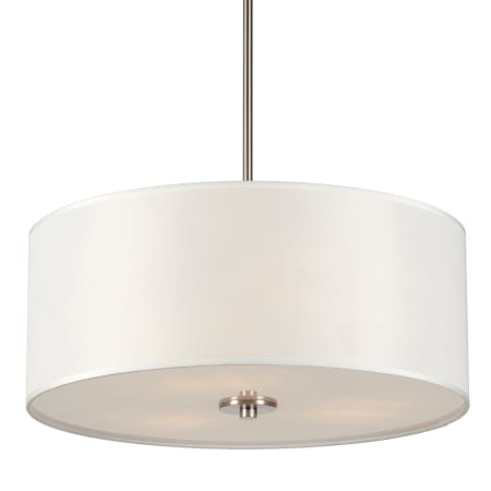 Forte Lighting Betty 3 Light 20" Wide Pendant Brushed Nickel